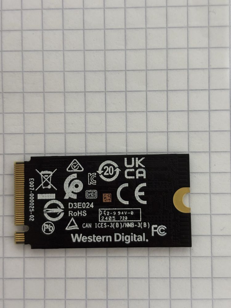 SSD WD SN740 256GB M.2 2242 NVMe