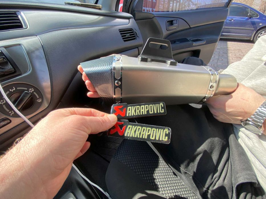 Акраповичь Прямоток Акрапович Вихлоп Система вихлопу выхлопная система