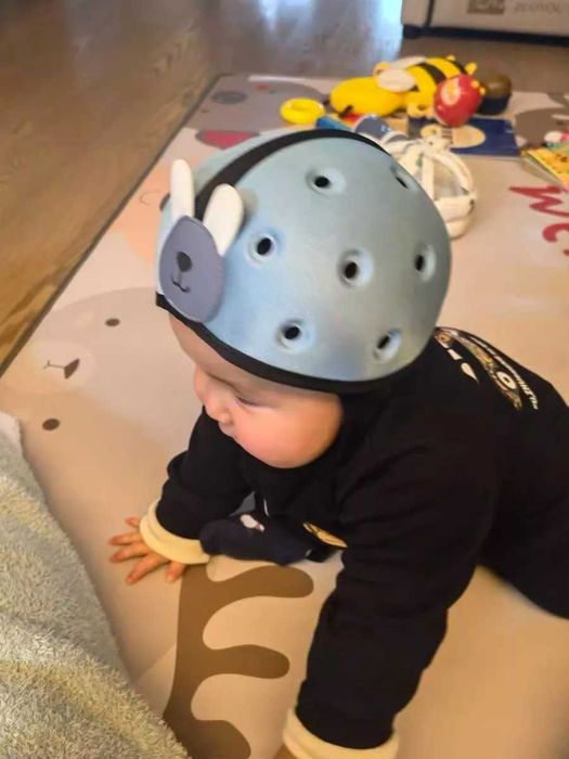 KASK DLA NIEMOWLĄT do nauki chodzenia raczkowania zabawy od 6 msc