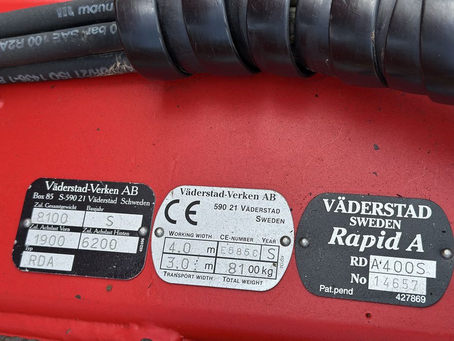 Siewnik Vaderstad Rapid A400S, talerzowy, super stan