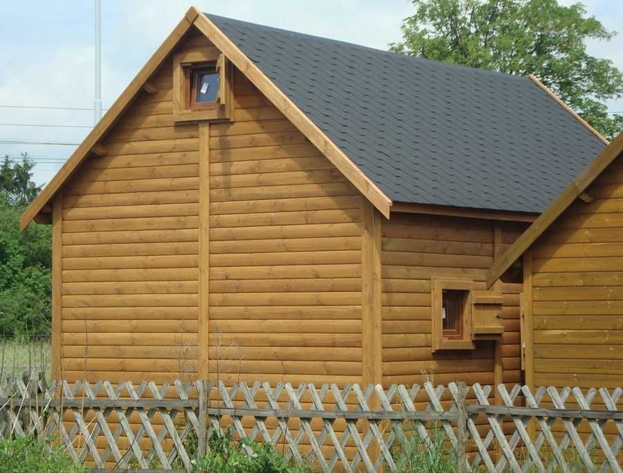 Dom Domek Drewniany Szkieletowy na Działkę do 35m Ogrodowy Letniskowy