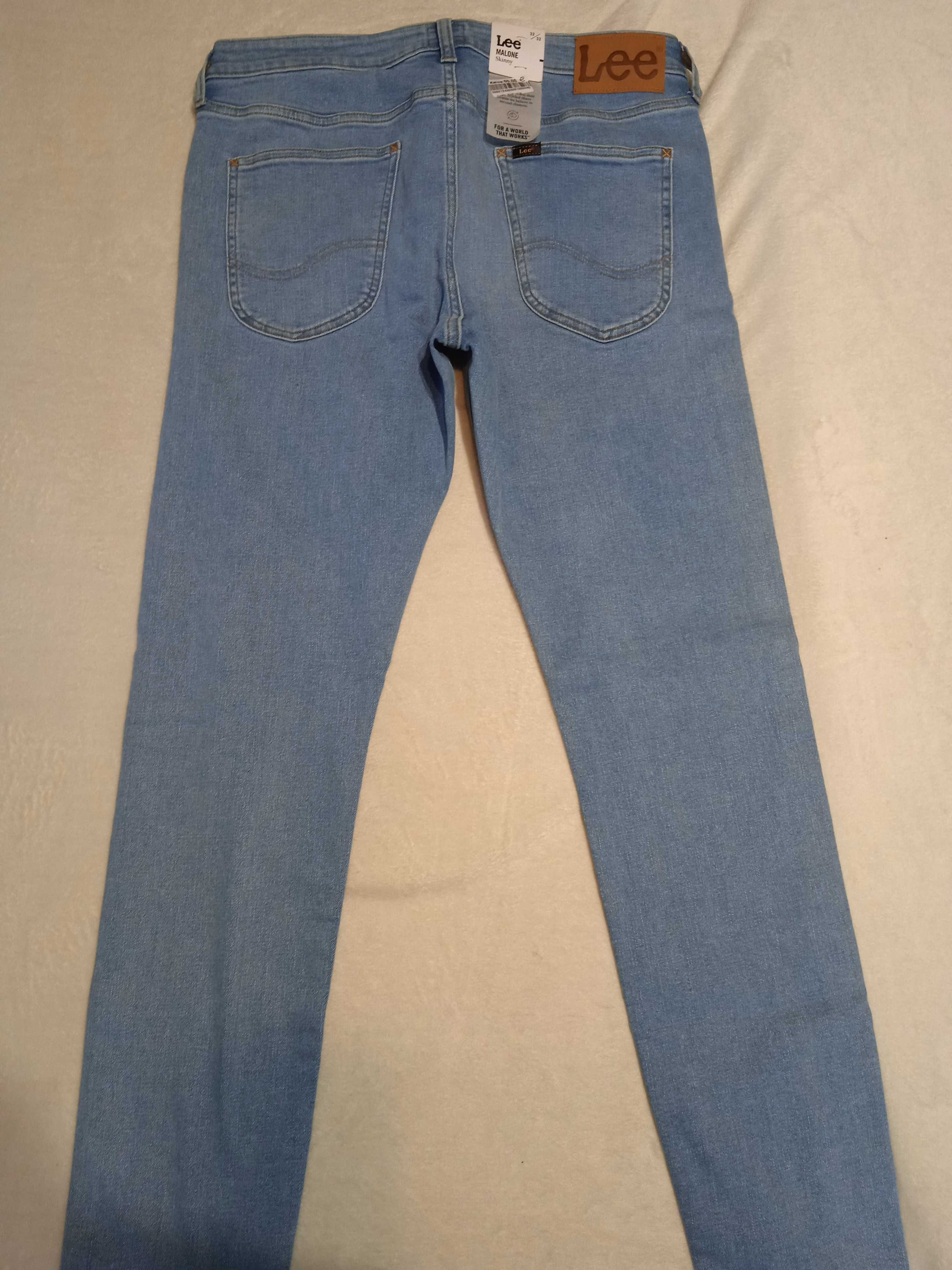 Lee Malone Skinny Nowe spodnie jeansy W32 L32