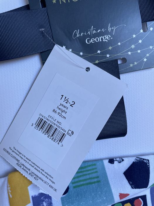 86 92 George bawełniana piżama z długim rękawem pojazdy samochody