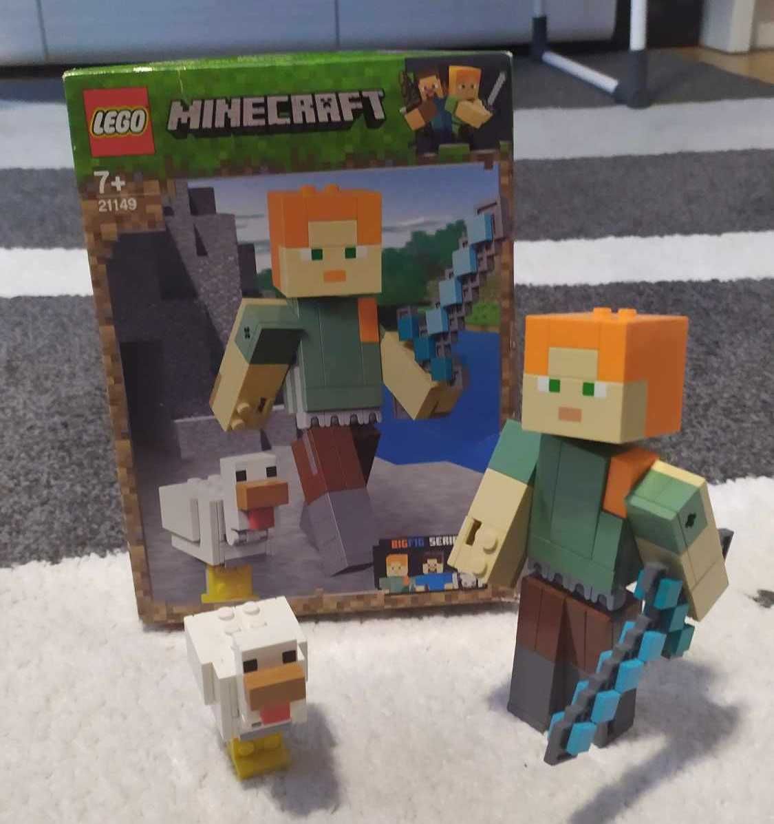 LEGO Minecraft  BigFig Alex z kurczakiem ~ Kraków