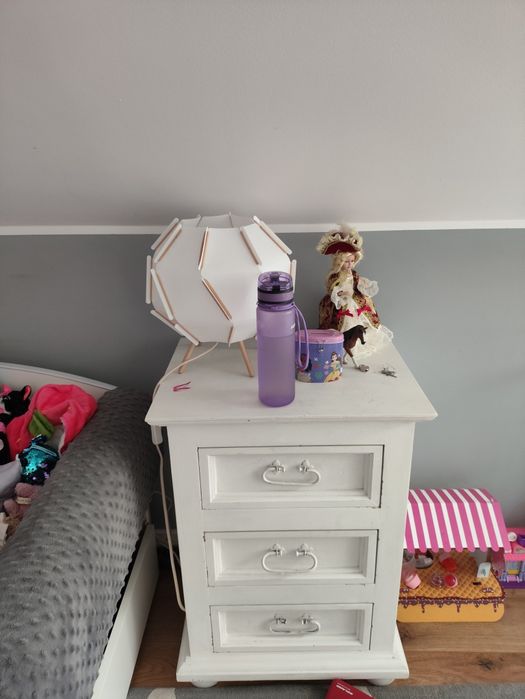 Meble drewniane Hacienda +regał na książki Hemnes