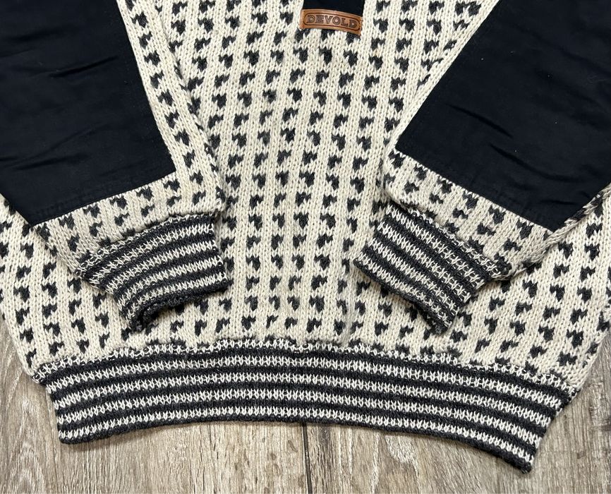 Meski sweter norweski Vintage DEVOLD NORWAG Wełna roz M
