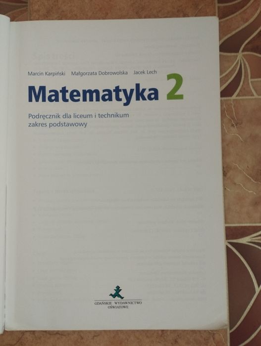 Matematyka 2 Podręcznik