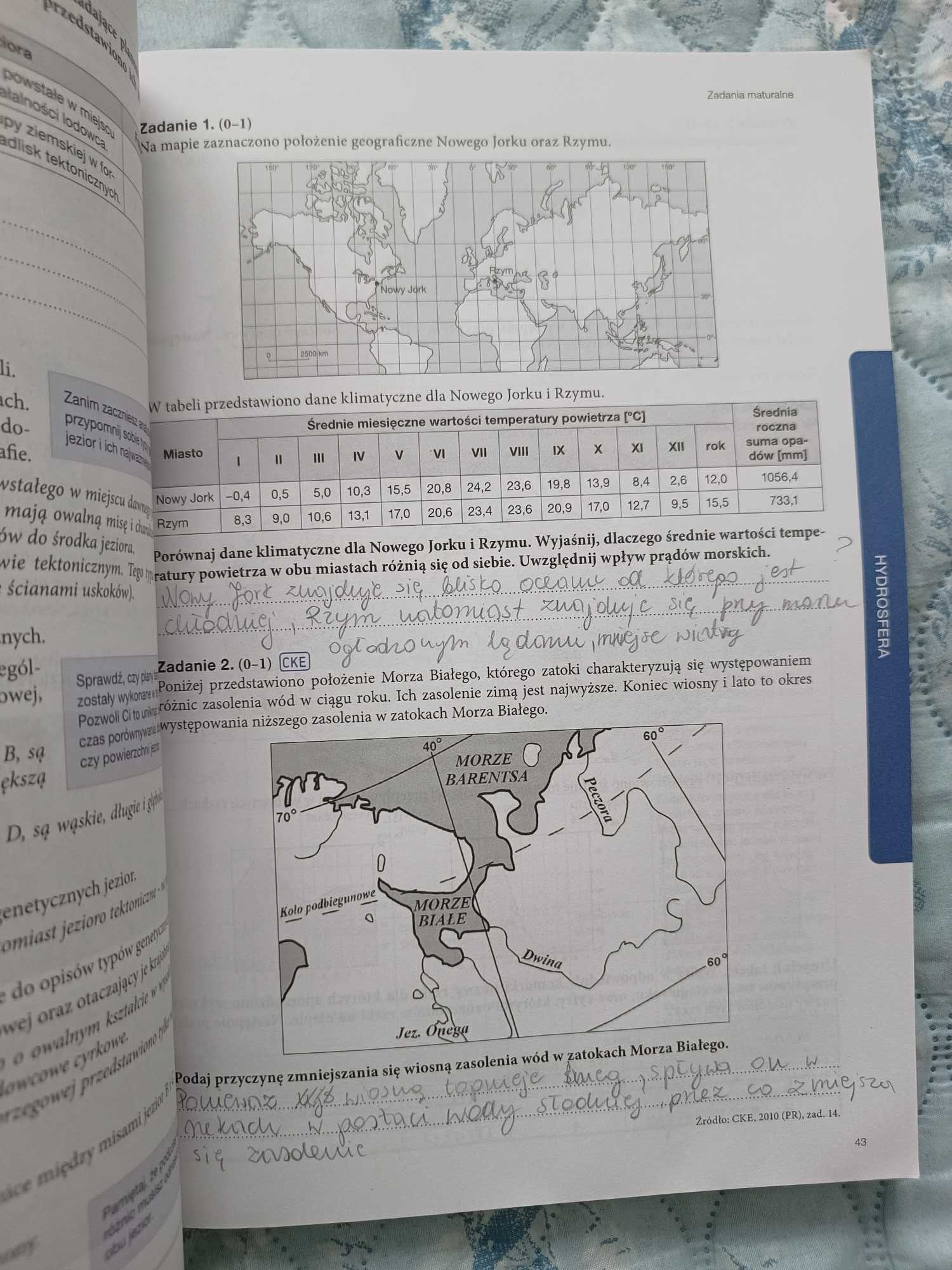 Teraz Matura Geografia Vademecum i nauka jazdy na rowerze dla uczniów