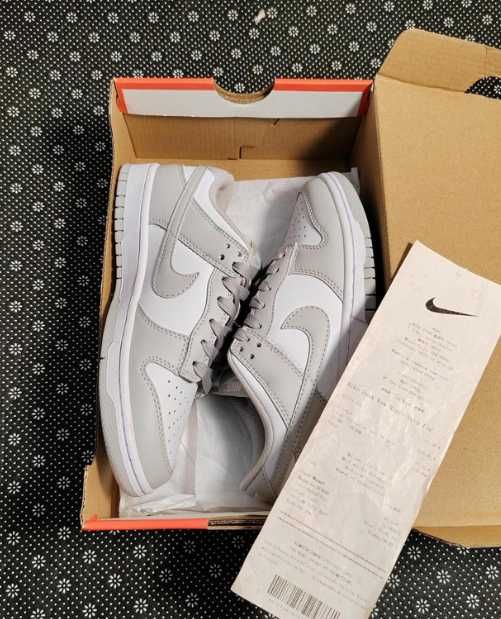 dunk low grey fog 42.5