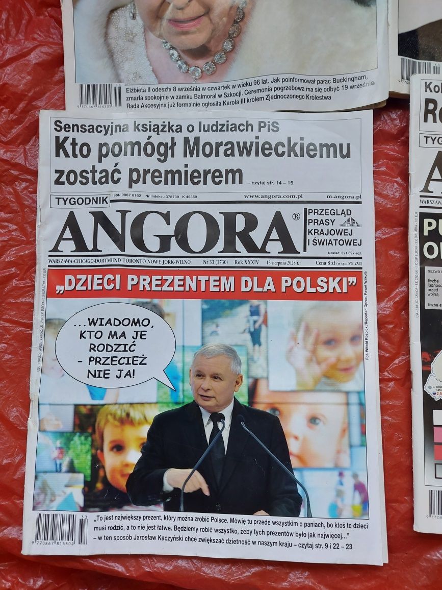 Gazety ANGORA 4sztuki 2022r/2023r