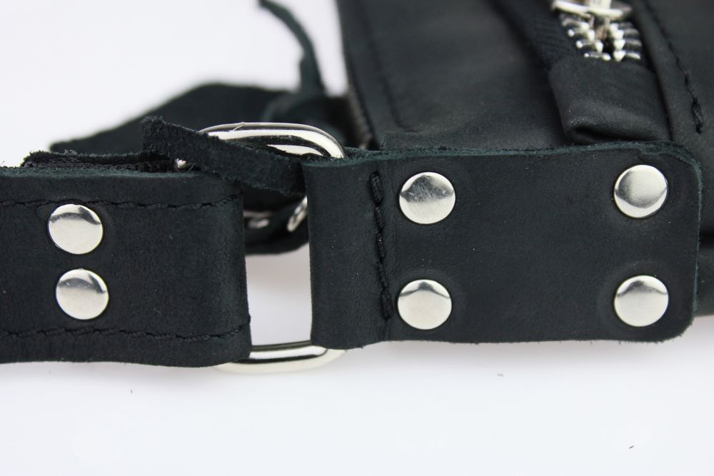 Сумка чоловіча шкіряна планшетка SULLIVAN smvp69-1(22) чорна