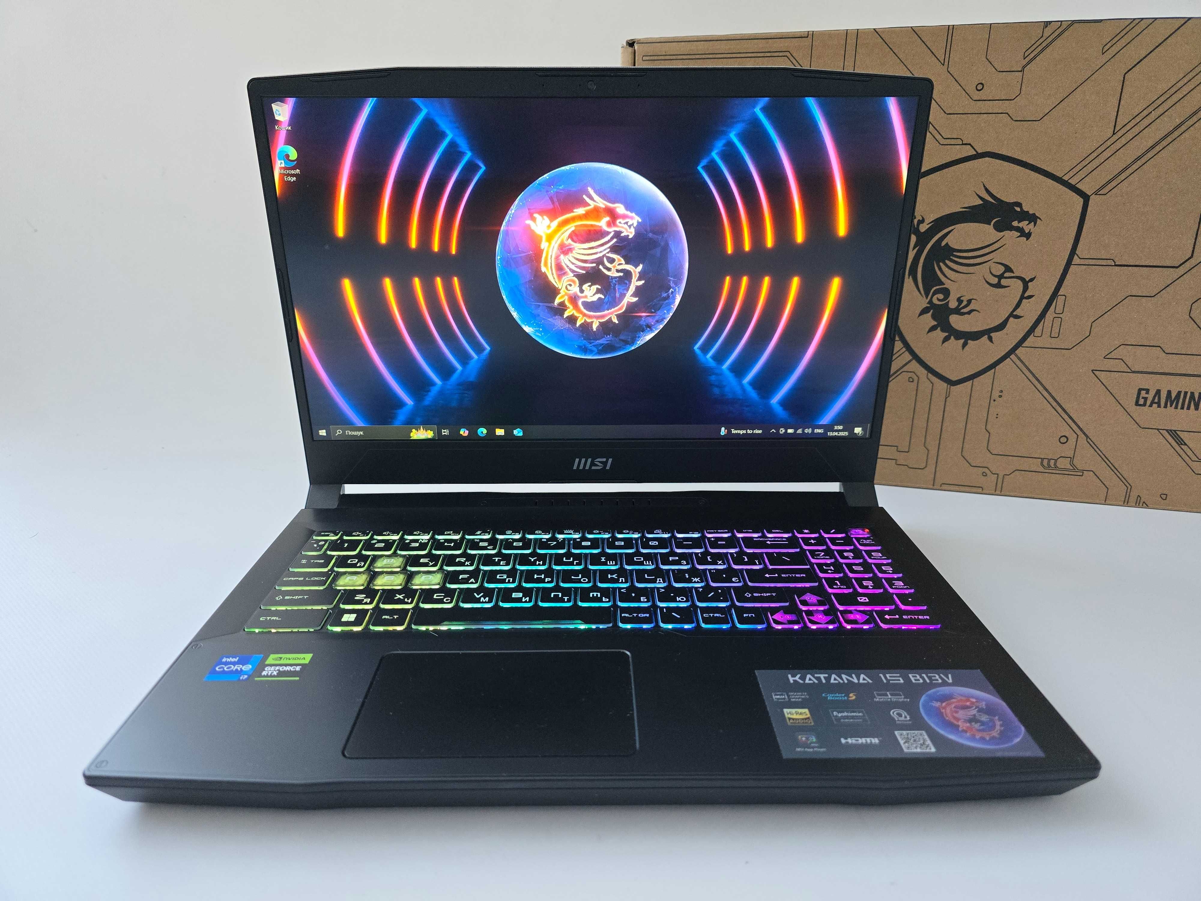 MSI Katana 15 (2023)/I7 12650H/RTX 4070/RAM 16GB/SSD 512GB/WIN 11