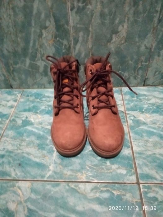 Ботинки Timberland waterproof р 30 ( 20 см) осень кожа натуральная