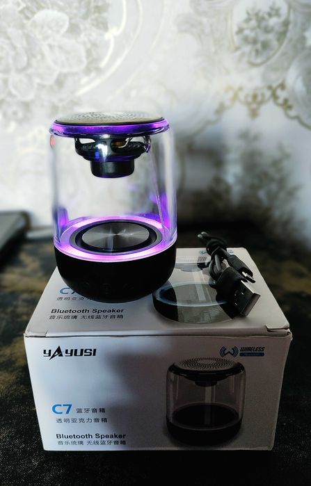 Компактна колонка Yayusi C7 Блютус bluetooth Yayusi C7 Якісне звучання