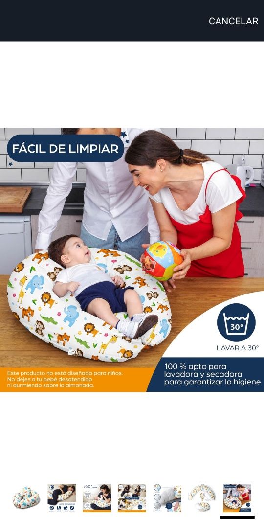 Almofada de gravidez/amamentação Niimo