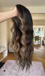 nowa naturalna peruka lace front 100% ludzki wlos na co dzien