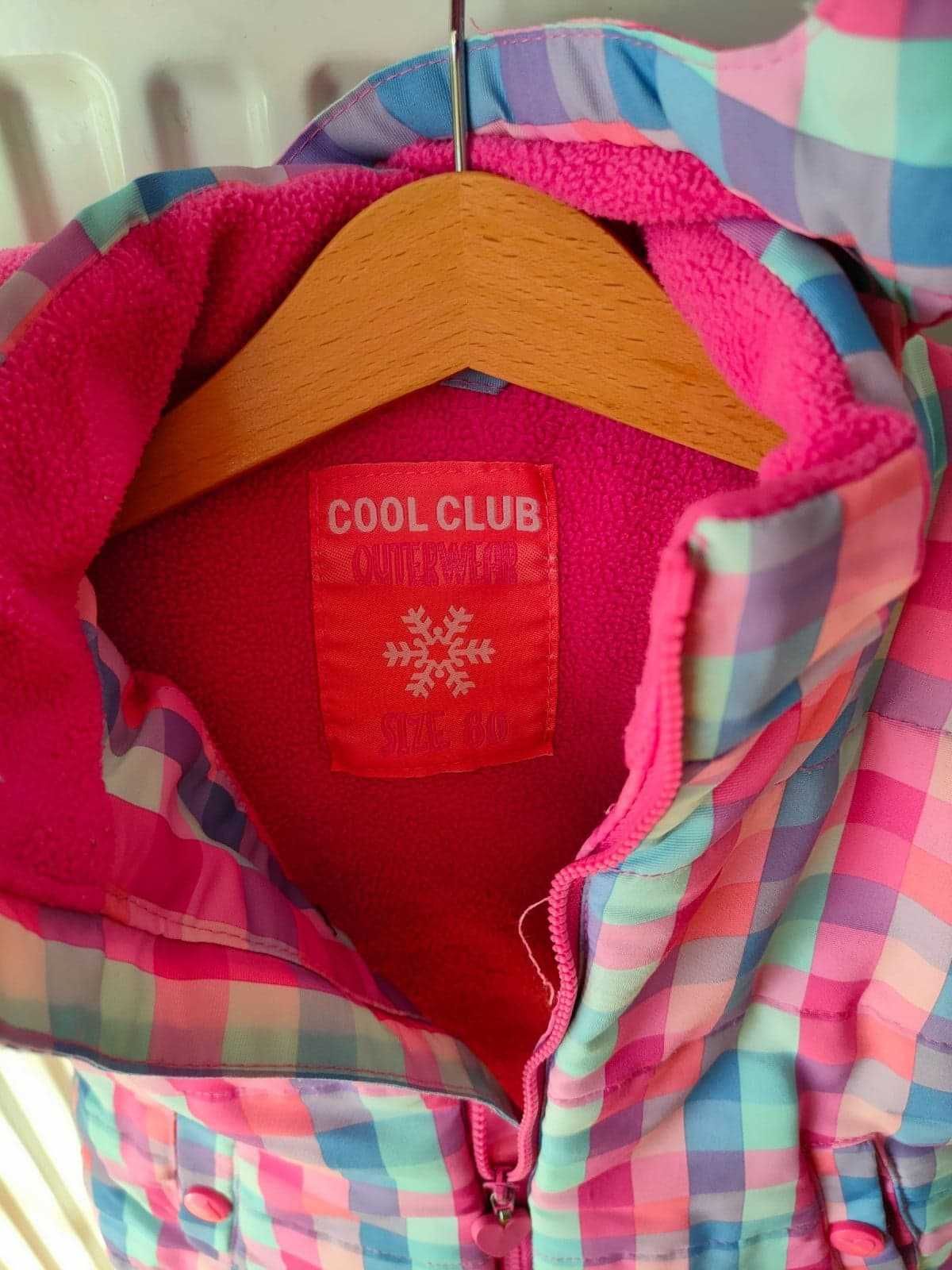 Komplet zimowy dla dziewczynki (spodnie i kurta narciarska) rozm.80