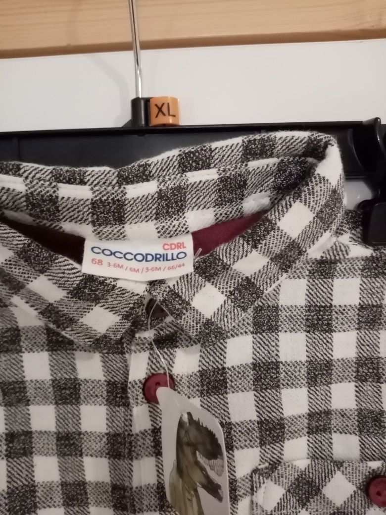 Koszula krata Cocodrillo rozmiar 92 nowy