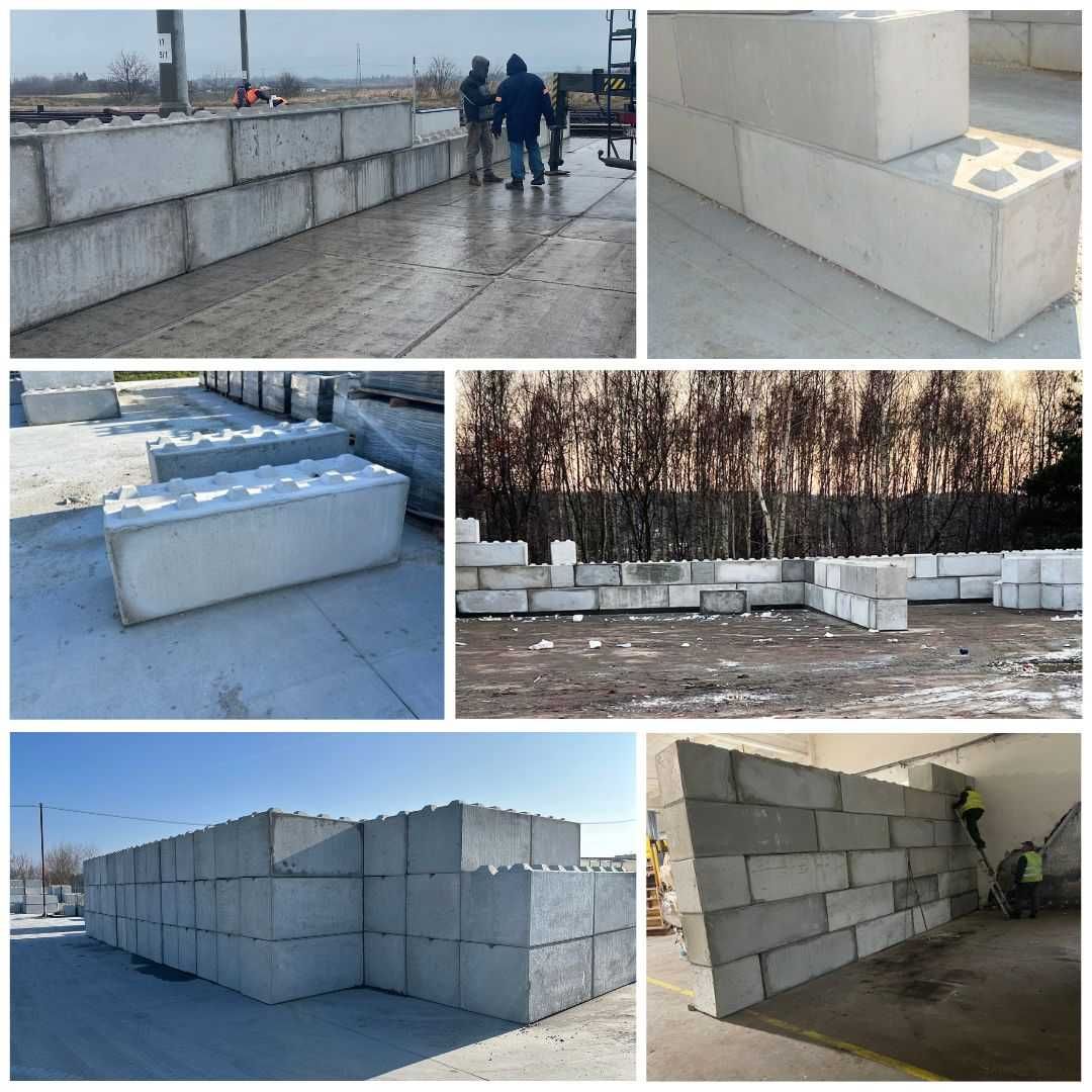 Bloki Betonowe - REI 240/kompleksowe układanie murów oporowych!