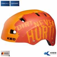 Kask rowerowy KED 5FORTY Pomarańczowy City "L" (57-62cm)