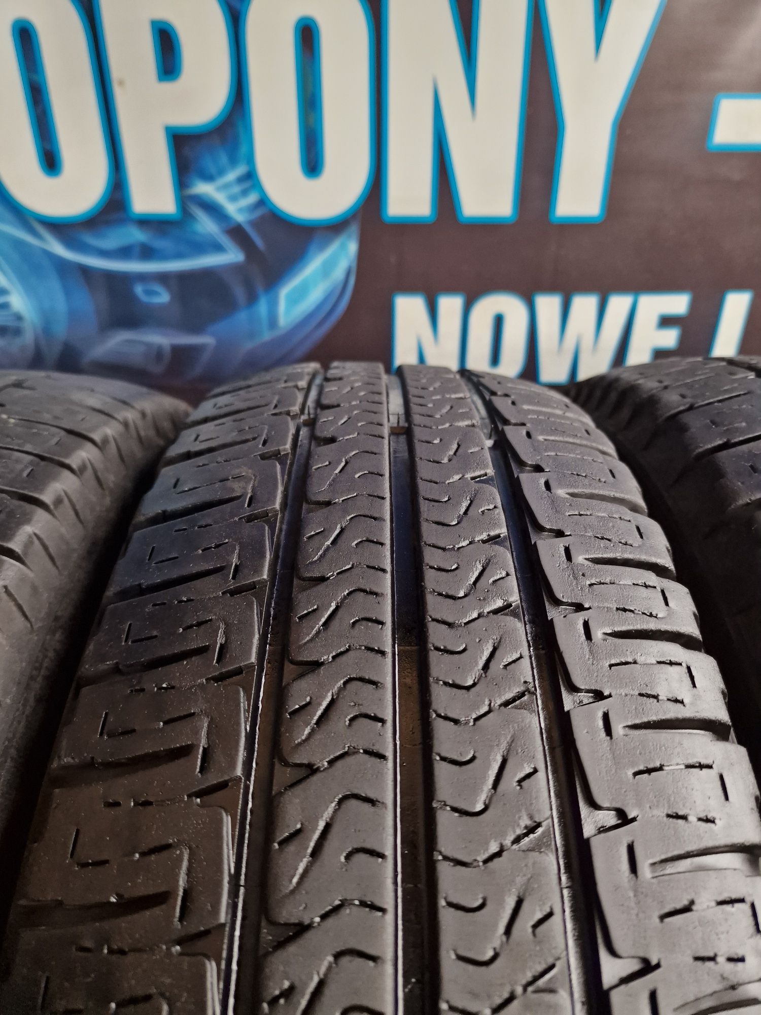 Opony letnie 225/75/16C Michelin wzmacniane Komplet 7.4mm