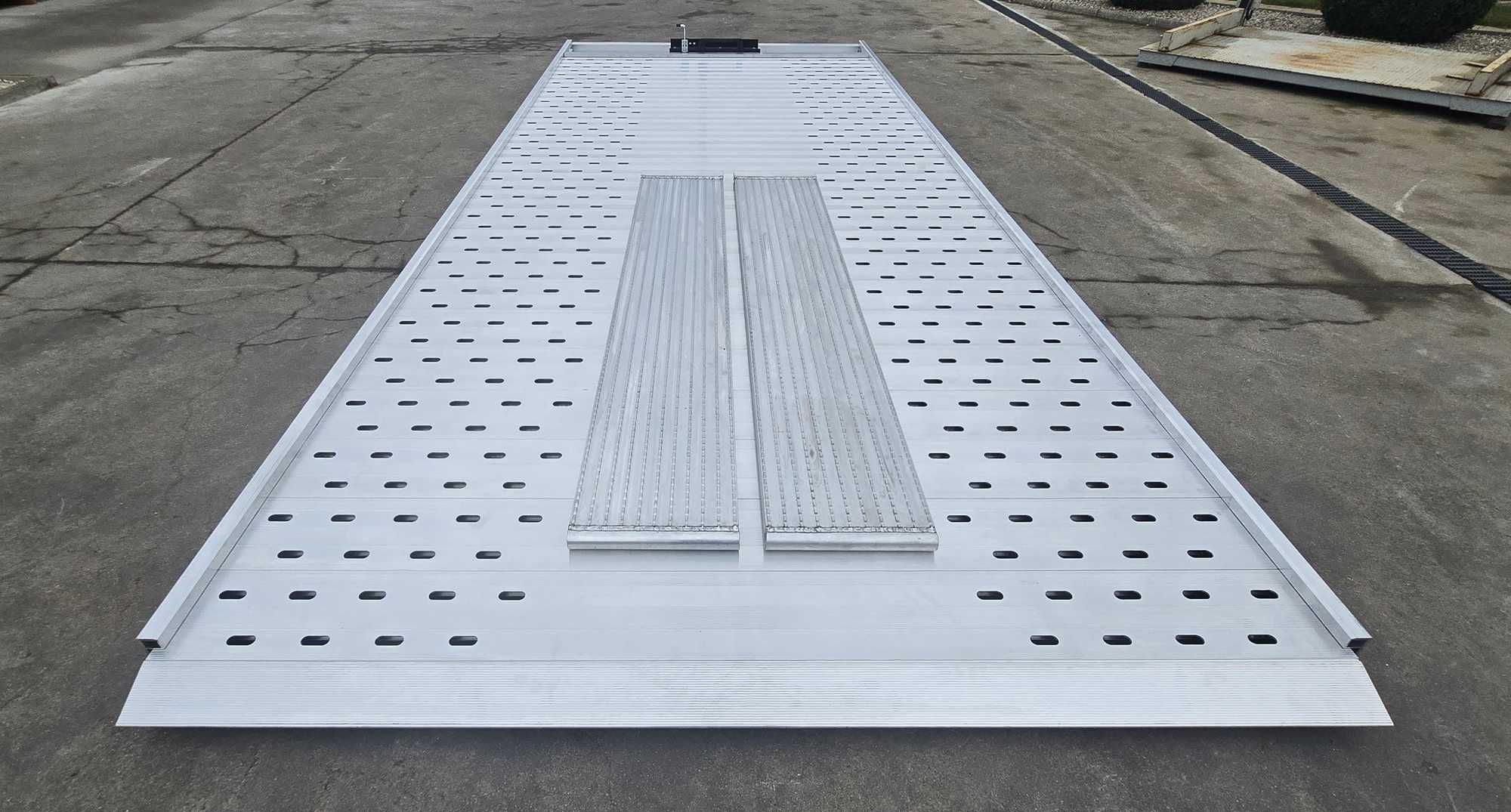 Platforma ALU 510x210 + najazdy 2,3m Laweta Najazd Certyfikat VDI 2700