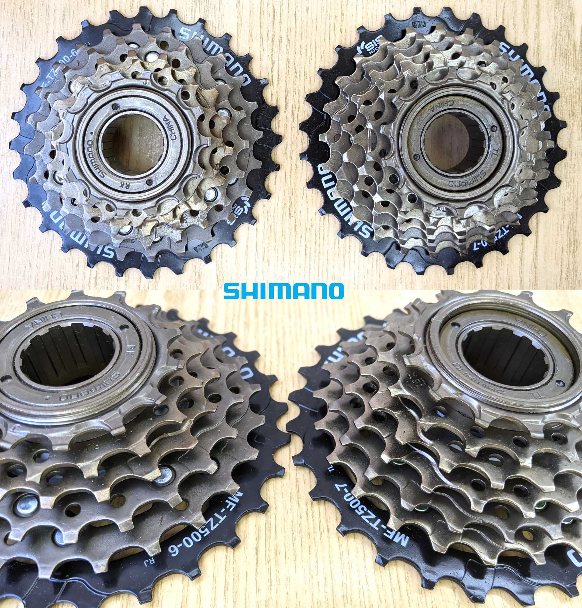 Трещетка Shimano TZ500 TZ510 Megarange на 6-7-8-9  Задние звезды