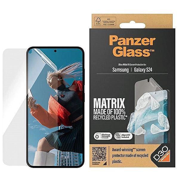 Szkło hartowane PanzerGlass Ultra-Wide Fit z D3o® z aplikatorem na Sam
