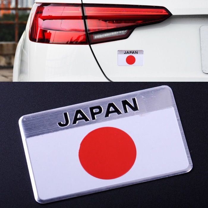 Emblema, símbolo de alumínio para Honda, Mazda, Toyota, Nissan