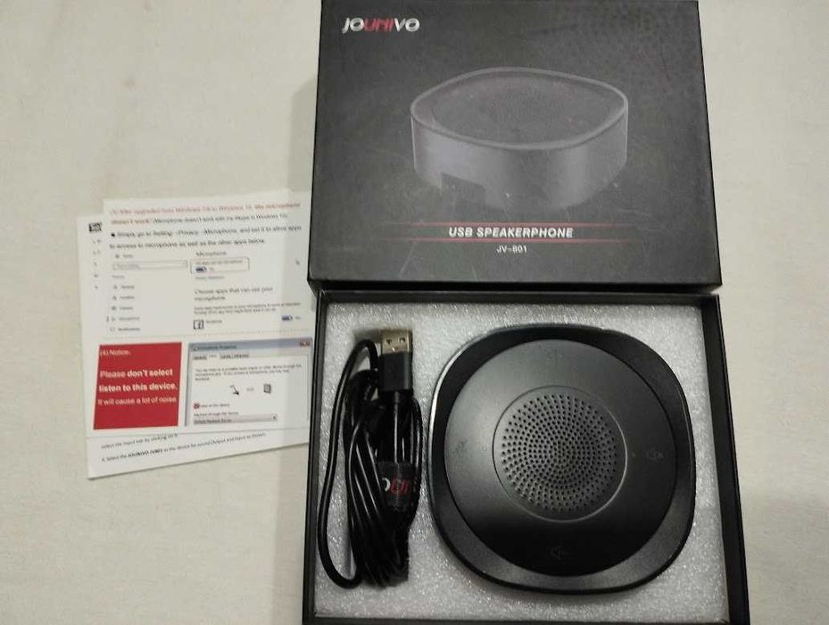 Мікрофон колонка конфереційна JV-801,USB