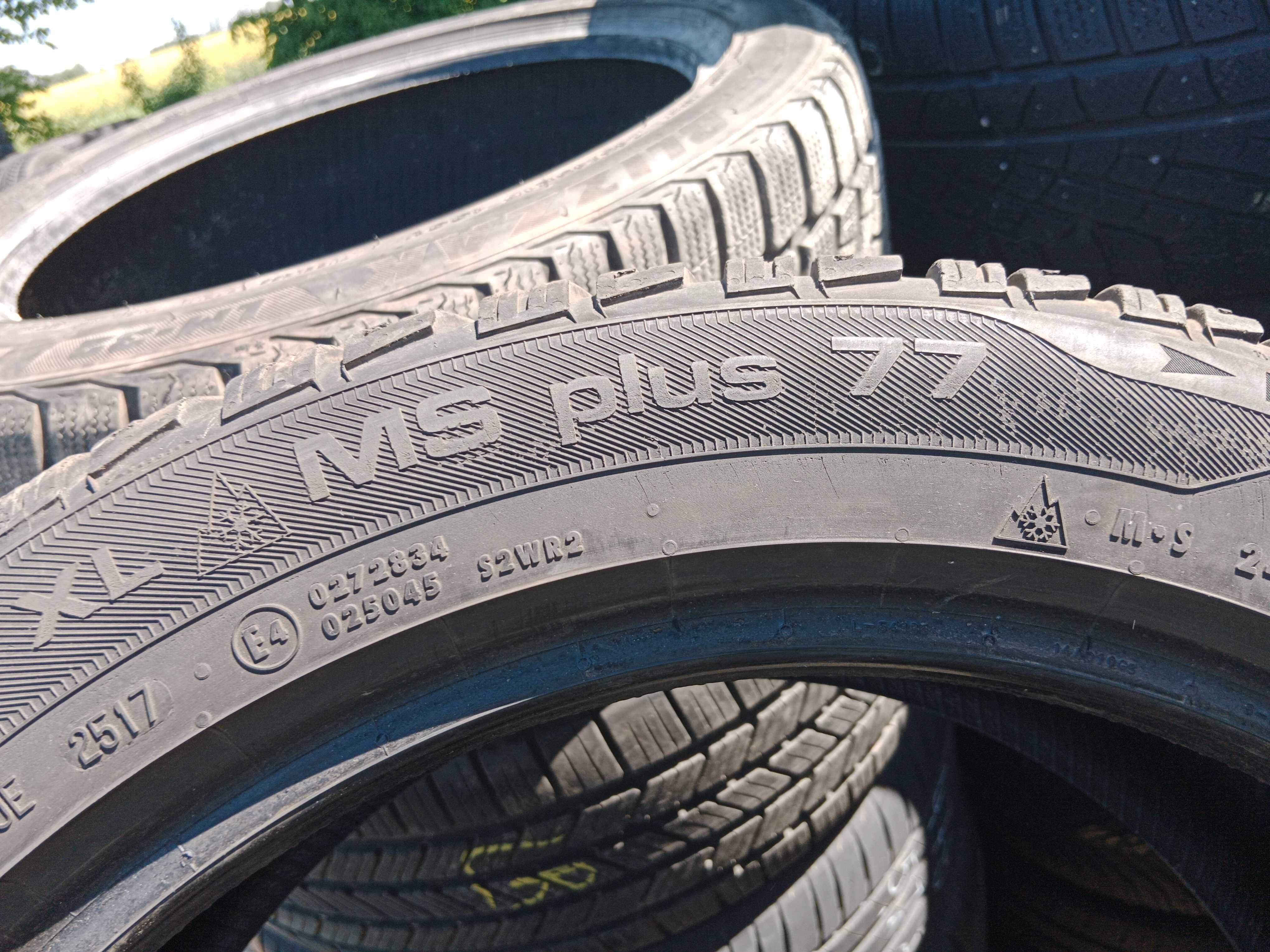 Opona używana 245/45R18 Uniroyal MS plus 77 1szt.