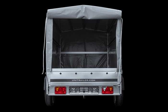 Przyczepka 264x125 UNITRAILER GARDEN 264 KIPP ze stelażem i pokrowcem