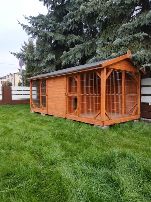drewniany nowy kojec klatka buda dla psa kota 5m x 2m