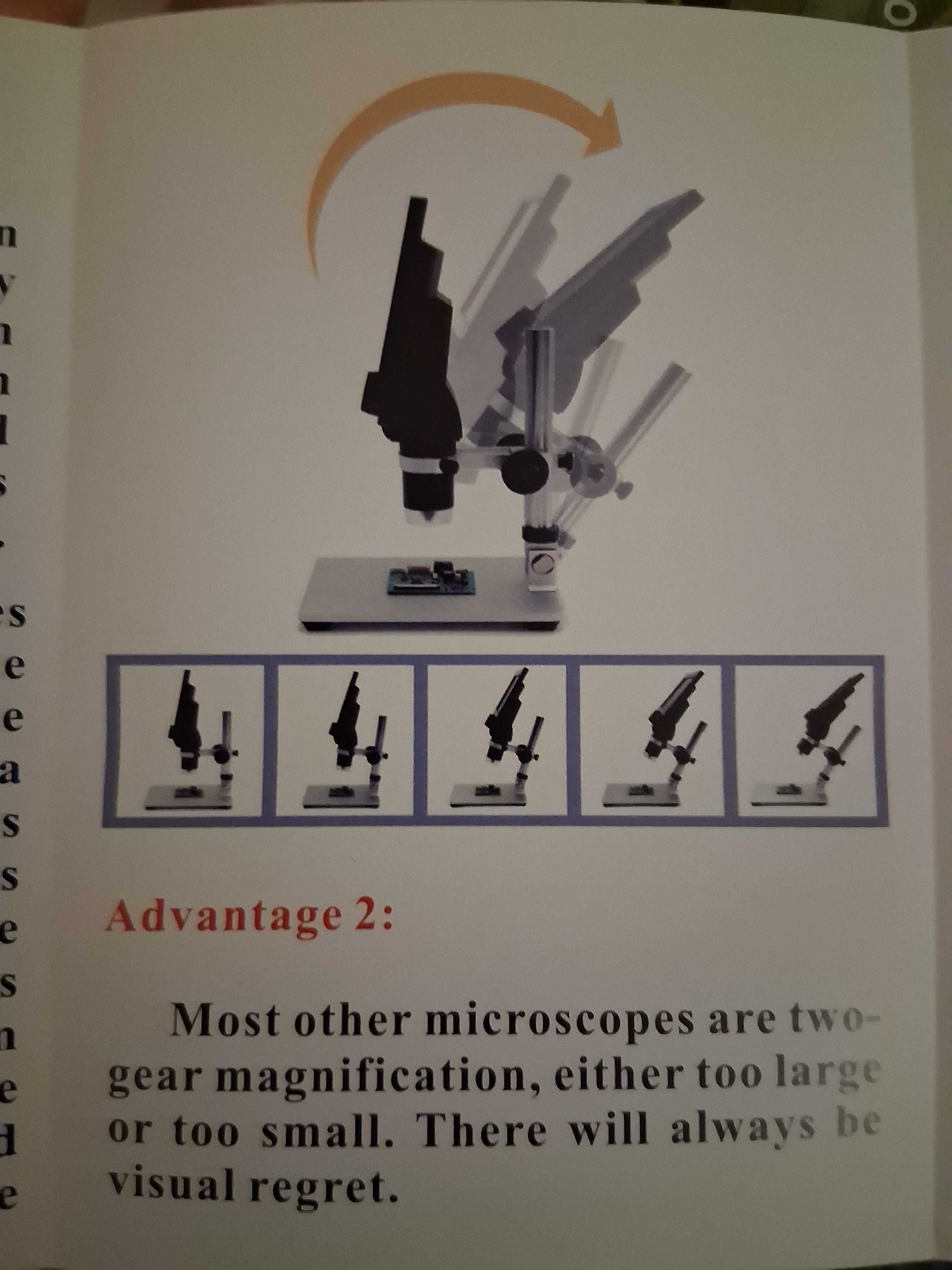 Microscopio LCD Portátil