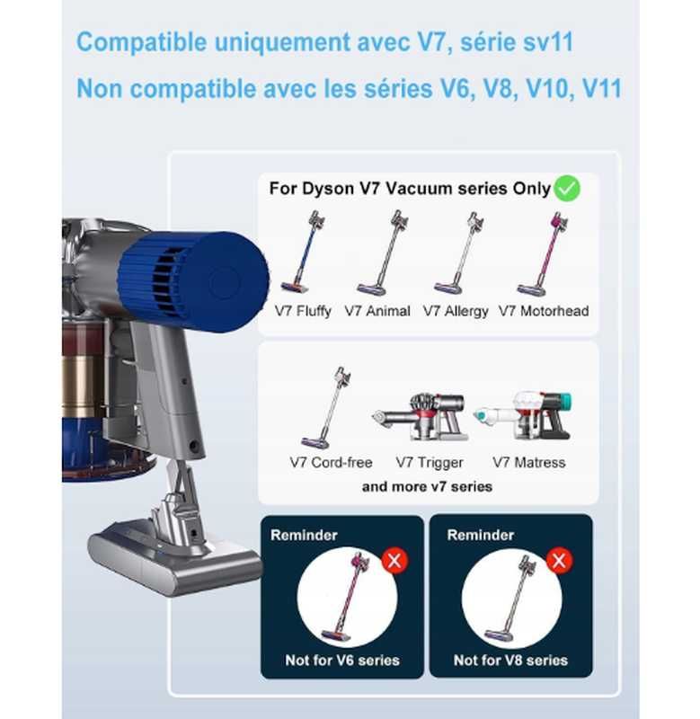 Батарея для Dyson V7 DTK 4000 мАч DC34