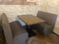 Продам стіл з стільцями та диванами в стилі лофт, стан нового .