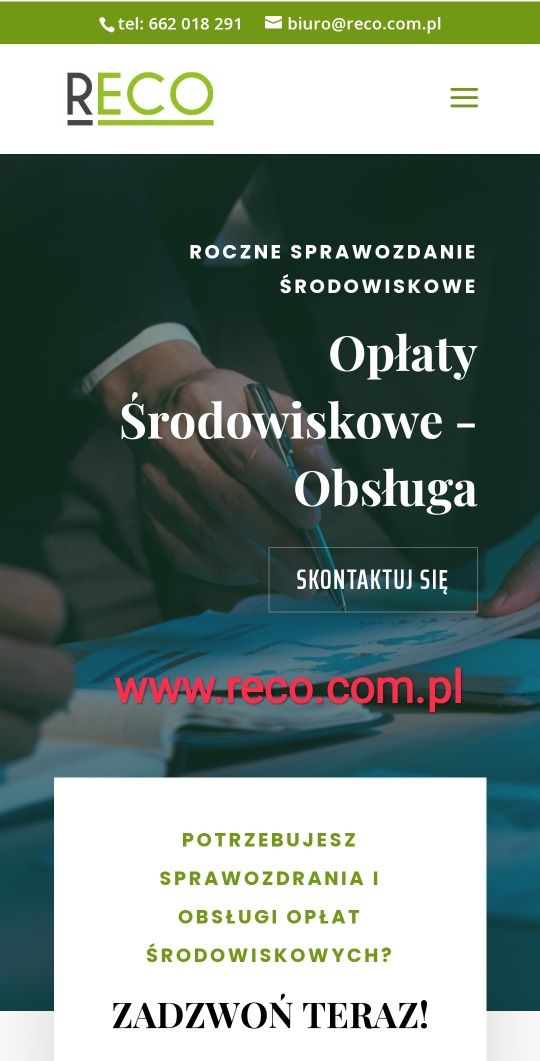 Opłaty środowiskowe – Roczne sprawozdanie środowiskowe