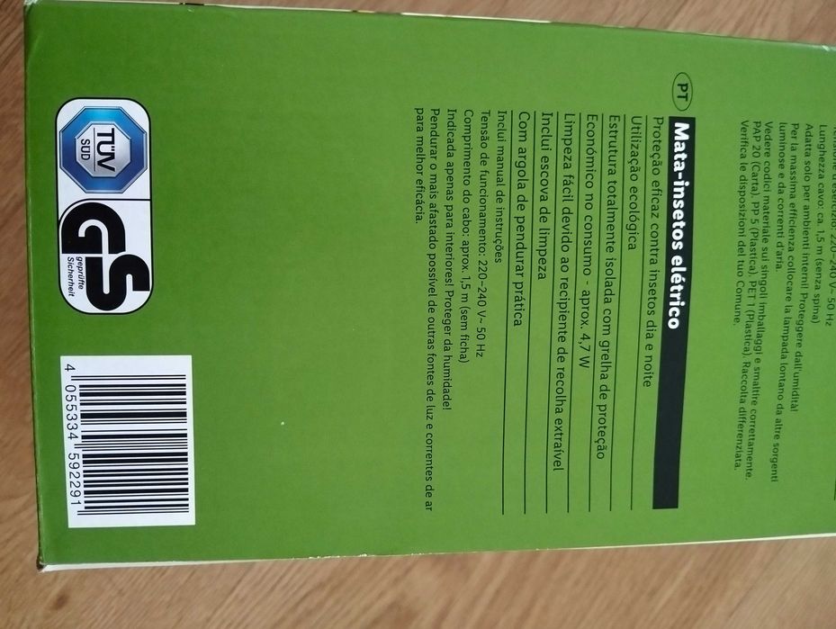 Anti insetos elétrico