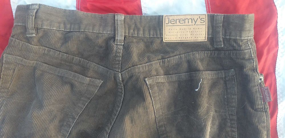 Spodnie sztruksowe męskie