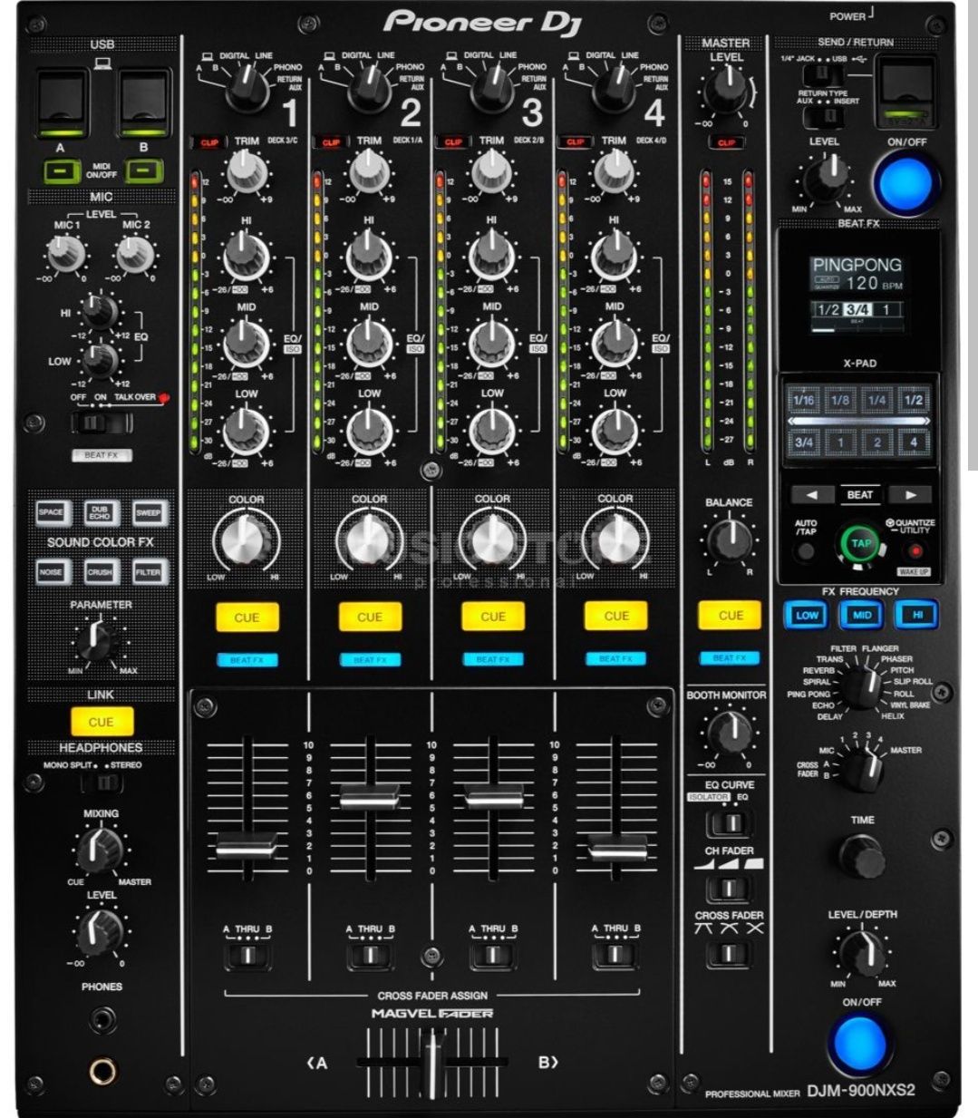 Pioneer DJM 900 NEXUS 2 NXS 2 Mixer