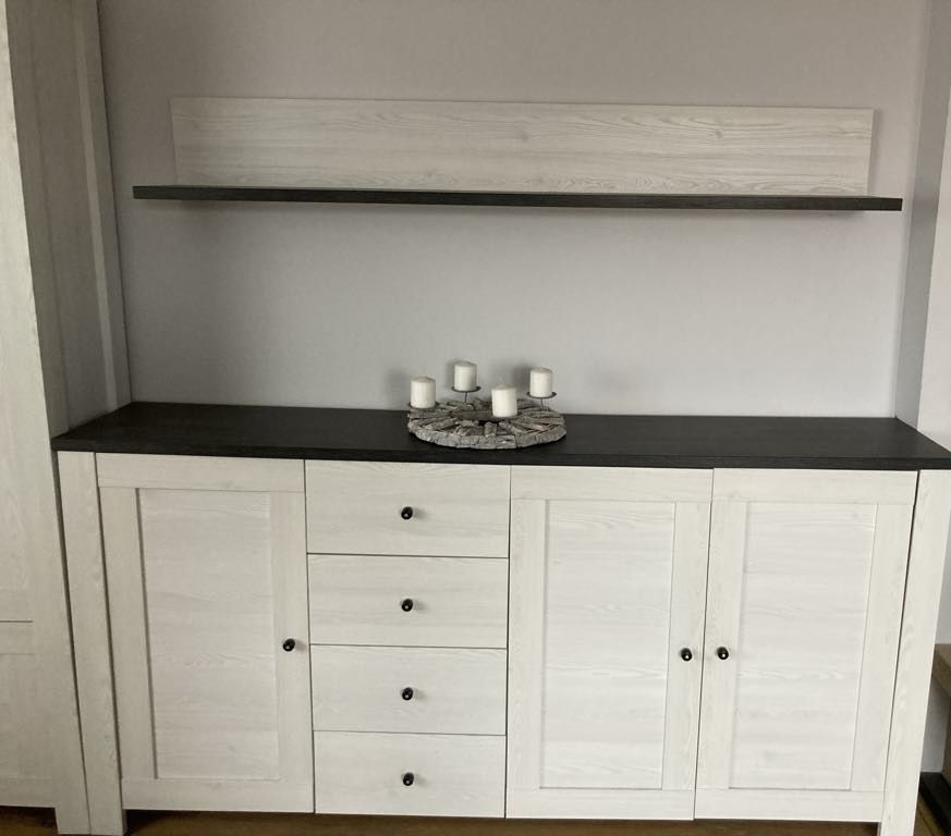 Meble do salonu Antwerpen Black Red White