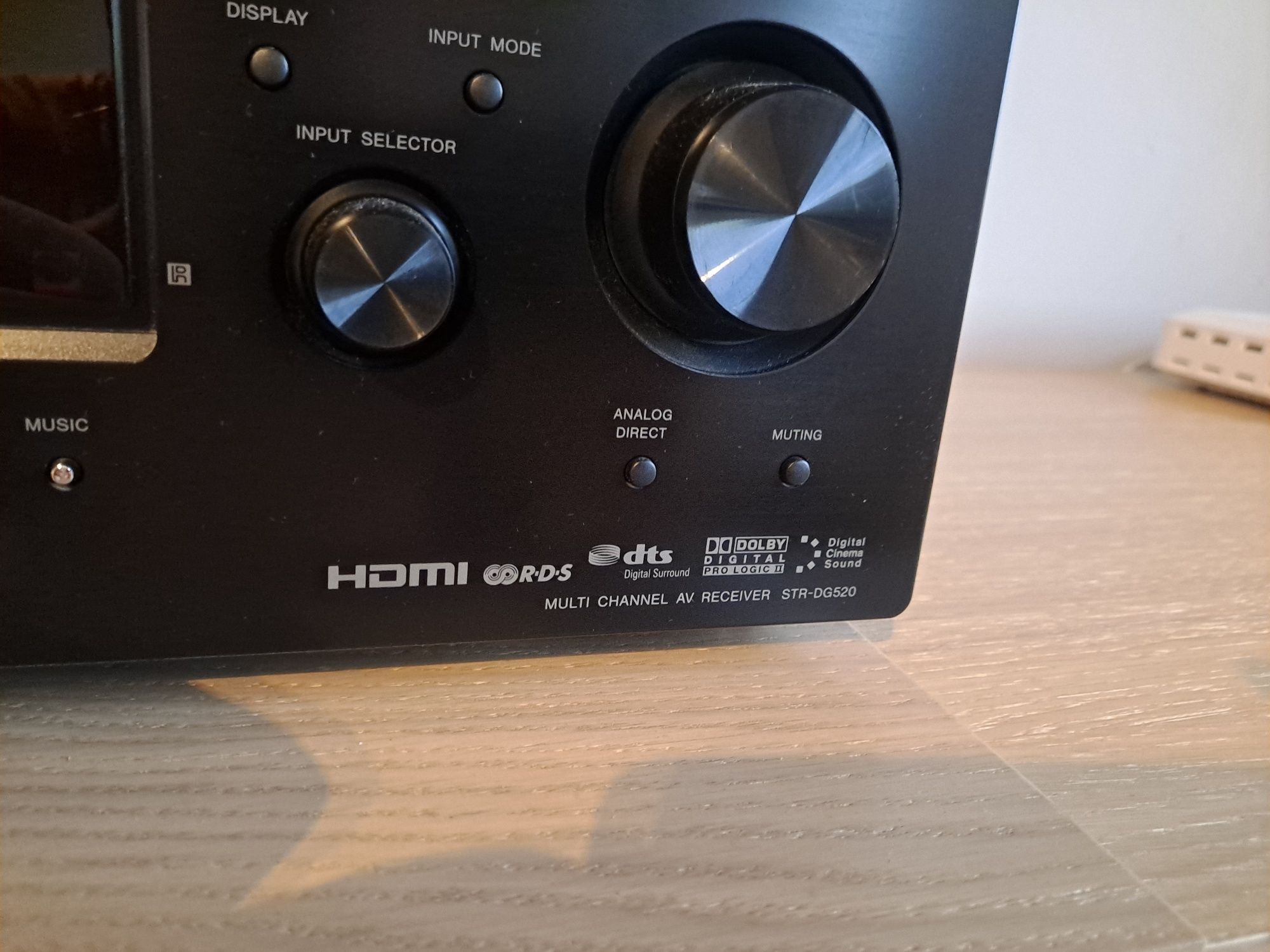 Kolumny kina domowego Lotus Tonsil + amplituner Sony STR DG520