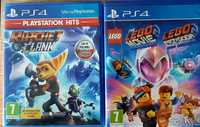Zestaw 2 gier dla dzieci na PS4 Lego Przygoda i Ratchet