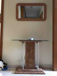 Marmore conjunto mesa e espelho