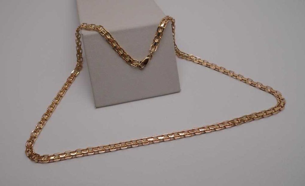 Złoty łańcuszek bismark 51 cm. 4,8 mm.