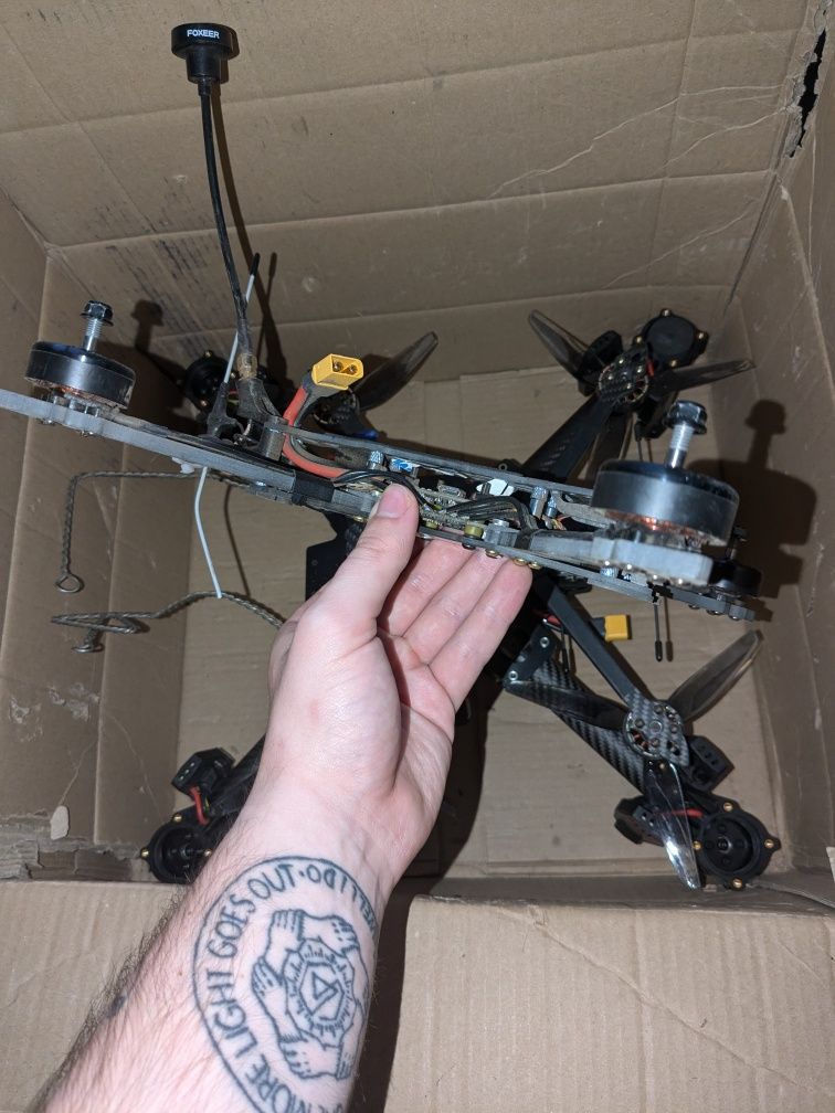 квадрокоптер FPV Colibri Advanced 7 дюймів з батареєю