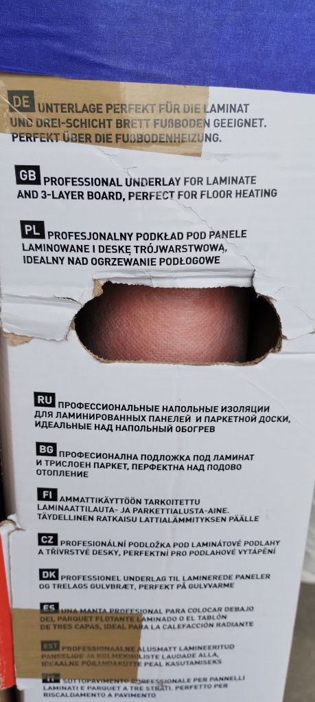 Podkład pod panele winylowe ,ogrzewanie podłogowe.