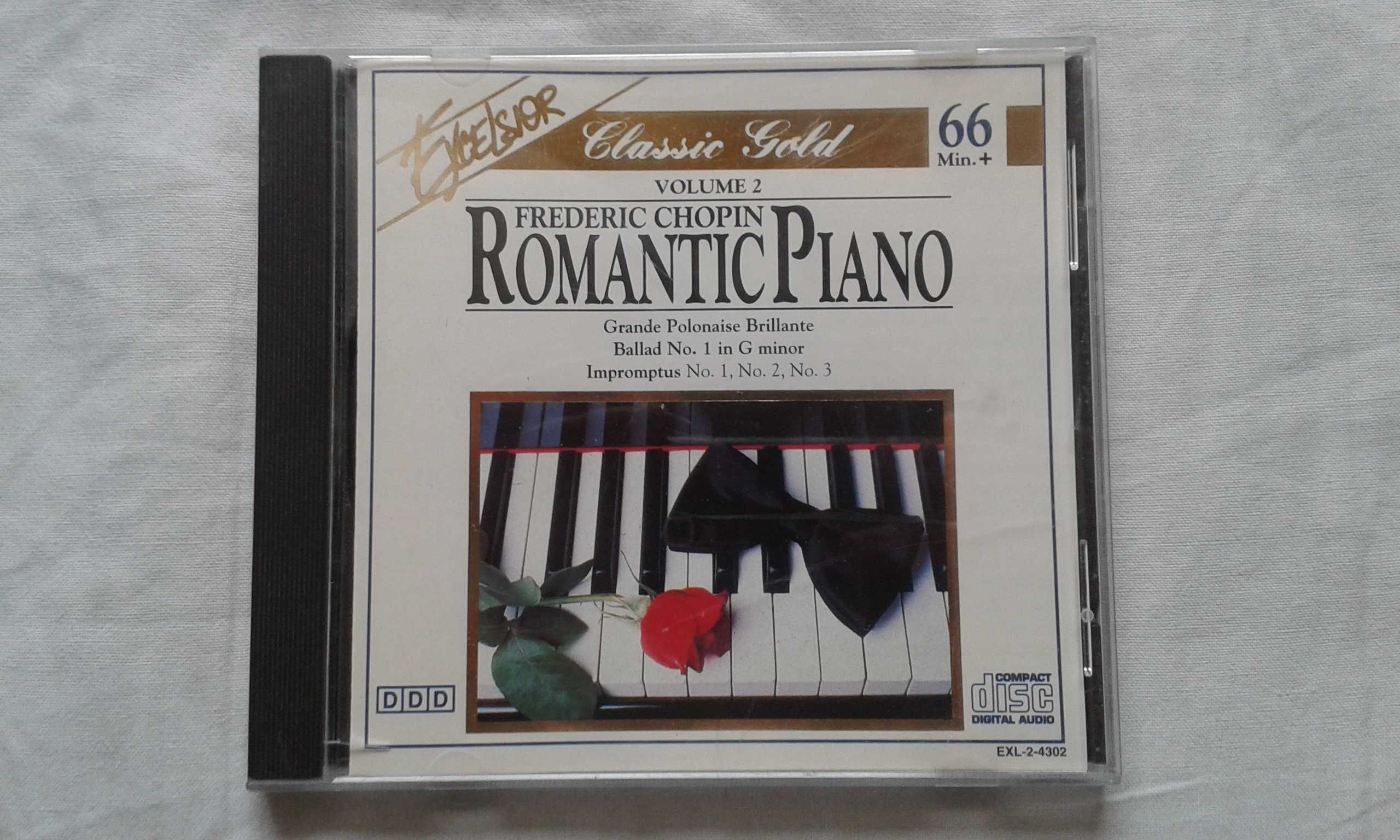 Frederic Chopin - Romantic Piano volume 2 , płyta CD .