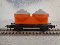 1:87 Cisterna de 2 silos comboio