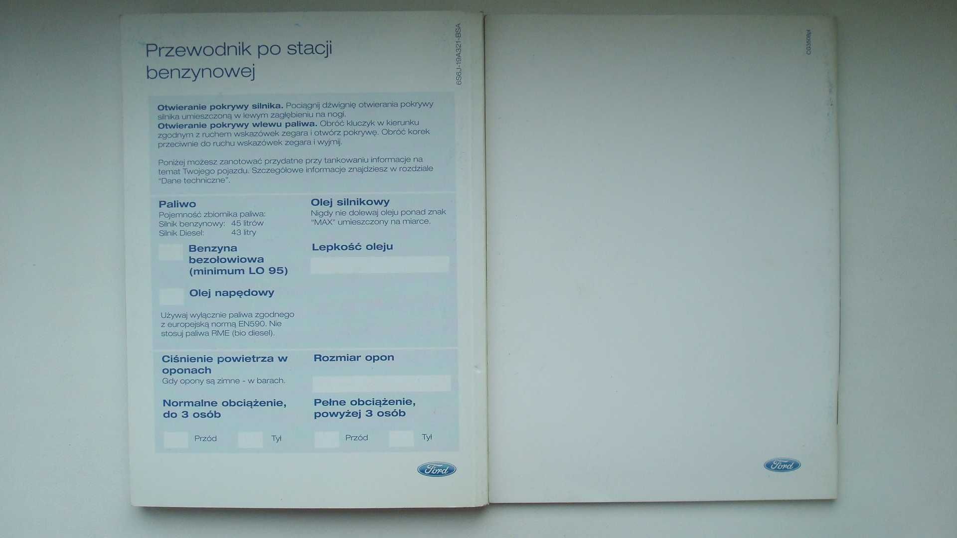 FORD FUSION 2005 -2012 Polska książka obsługi +instrukcja audio radia